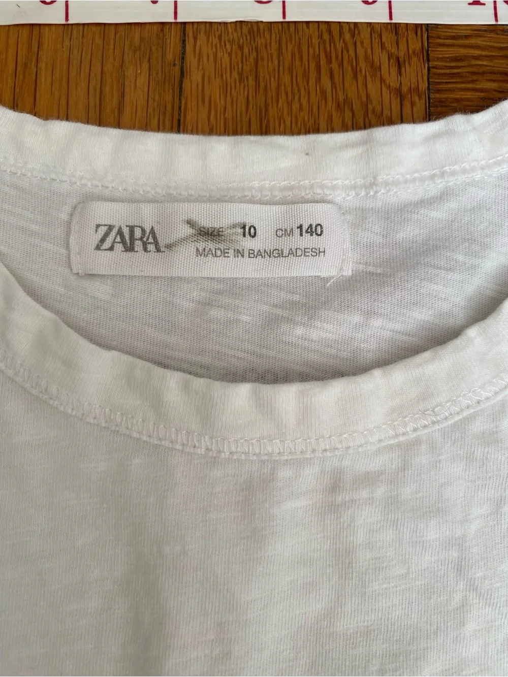 Zara Girls White Sleeveless Muscle Tank Top Size 10 / 140